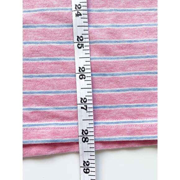 Men’s Johnnie-O Hangin’ Out Short Sleeve Pink and Blue Polo Shirt Size XL - Picture 6 of 6